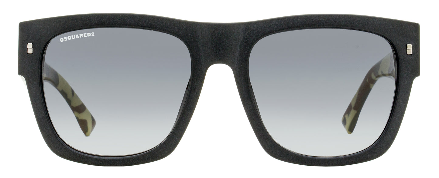 Dsquared2 Icon Square Sunglasses Icon 0004/S OHC9O Matte Black/Camo 55mm