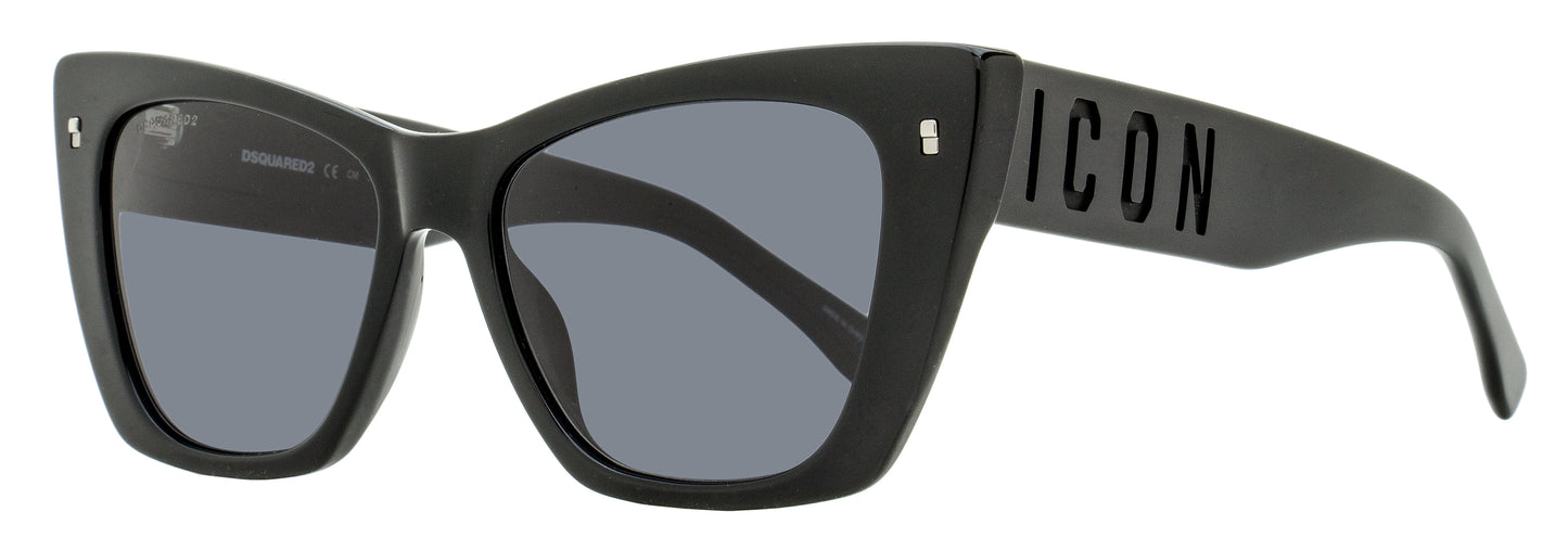 Dsquared2 Icon Cat Eye Sunglasses Icon 0006/S 807IR Black 53mm