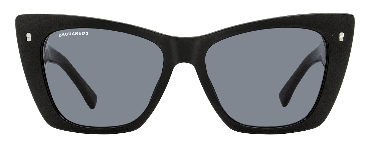 Dsquared2 Icon Cat Eye Sunglasses Icon 0006/S 807IR Black 53mm