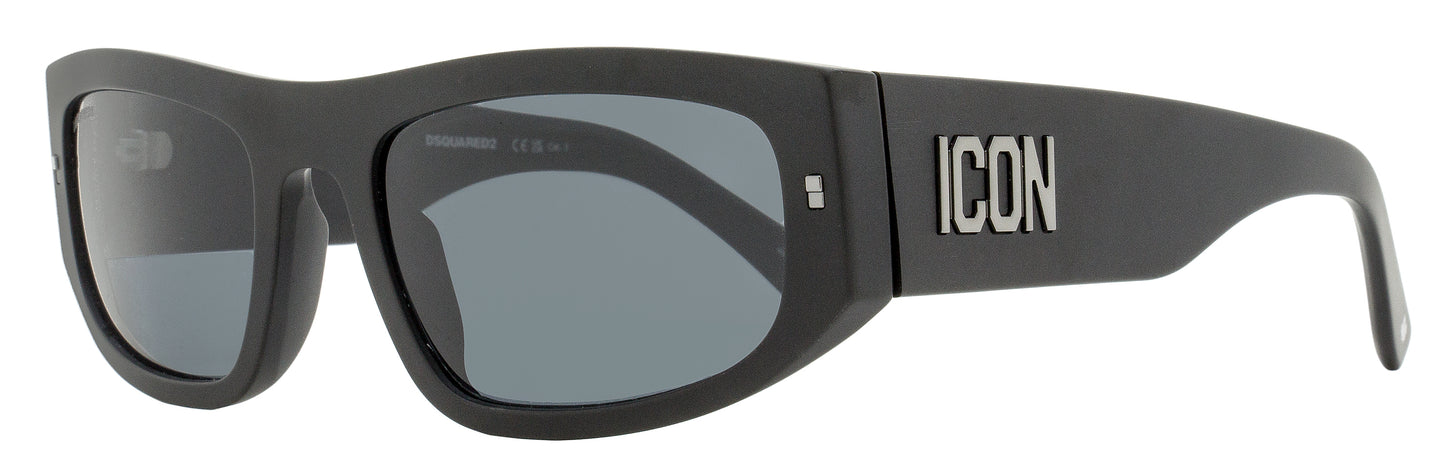 Dsquared2 Icon Sport Sunglasses Icon 0016/S 003IR Matte Black 57mm