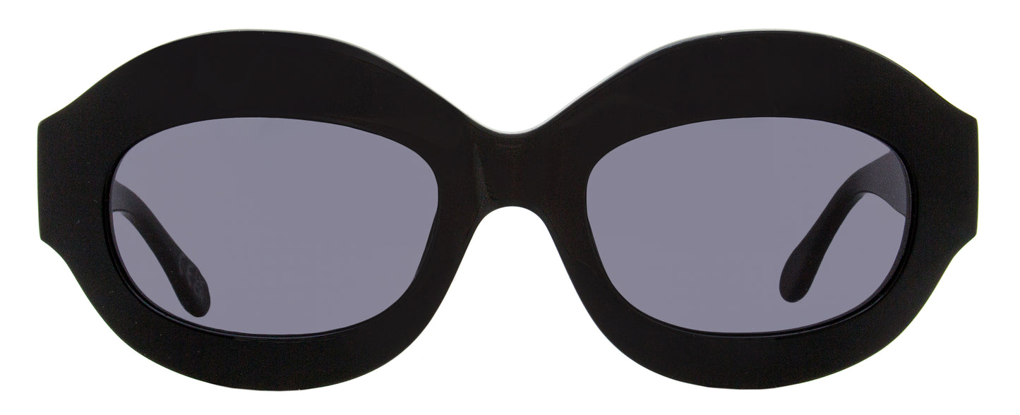 Marni Ik Kil Cenote Oval Sunglasses 4IE Black 53mm