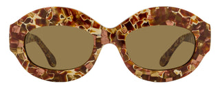 Marni Oval Sunglasses Ik Kil Cenote FN9 Lava 54mm
