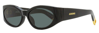 Jacquemus Ovalo Sunglasses JAC4S 001 Black/Gold 55mm