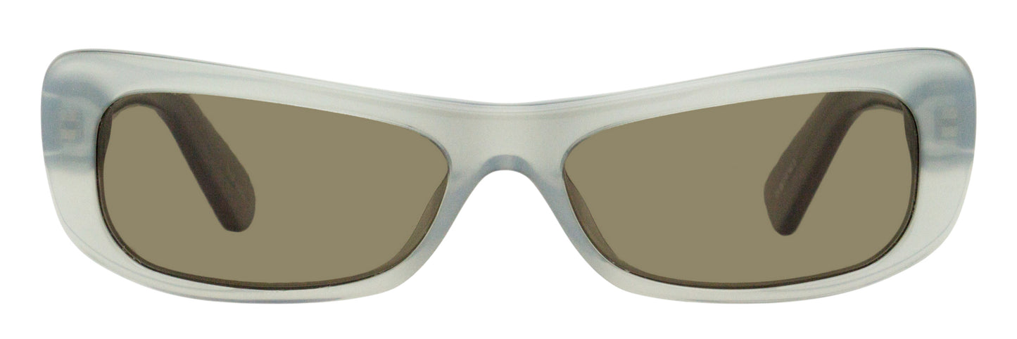 Jacquemus Capri Rectangular Sunglasses JAC55S 006 Metallic Gray 55mm
