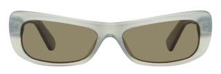 Jacquemus Capri Rectangular Sunglasses JAC55S 006 Metallic Gray 55mm