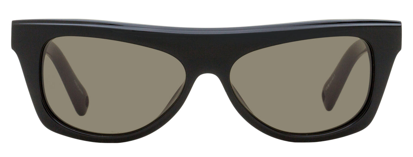 Jacquemus Rectagular Pina Sunglasses JAC58S 001 Black 55mm