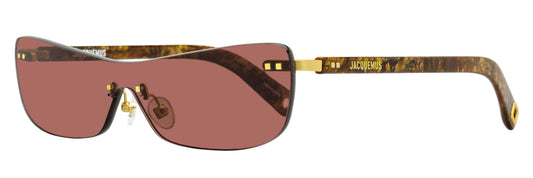 Jacquemus Mirada Sunglasses JAC69S 002 Wood Effect/Gold 143mm