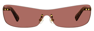 Jacquemus Mirada Sunglasses JAC69S 002 Wood Effect/Gold 143mm