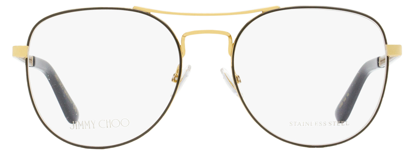 Jimmy Choo Pilot Eyeglasses JC200 VUE Gold/Black 54mm