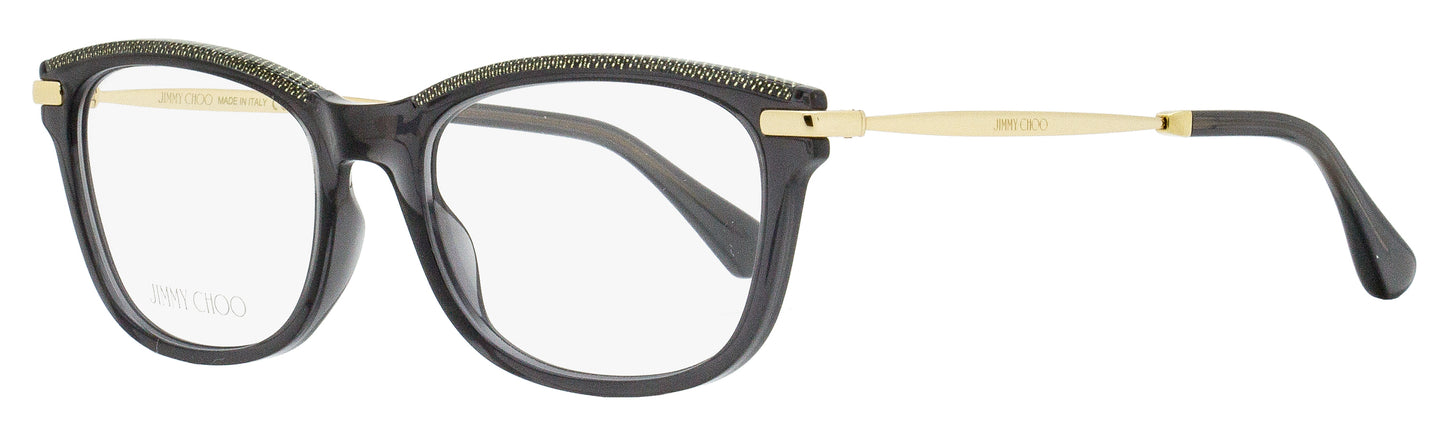 Jimmy Choo Rectangular Eyeglasses JC248 EIB Grey/Gold 53mm