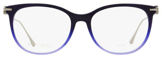 Jimmy Choo Monogram Eyeglasses JC263 DXK Blue Glitter/Ruthenium 54mm