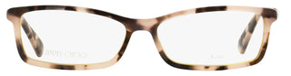 Jimmy Choo Rectangular Eyeglasses JC283 HT8 Pink Havana 53mm