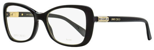 Jimmy Choo Butterfly Eyeglasses JC284 807 Black/Gold 53mm