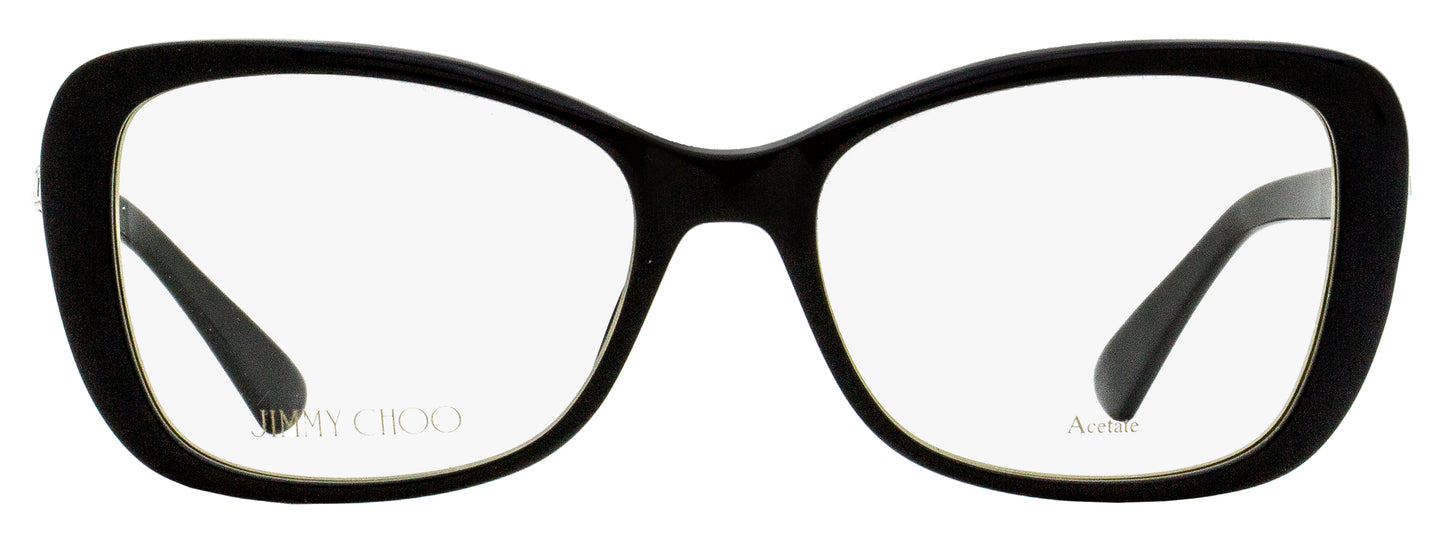 Jimmy Choo Butterfly Eyeglasses JC284 807 Black/Gold 53mm