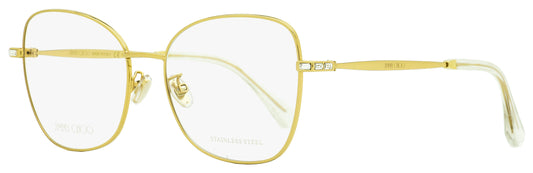 Jimmy Choo Square Eyeglasses JC286G J5G Gold 55mm