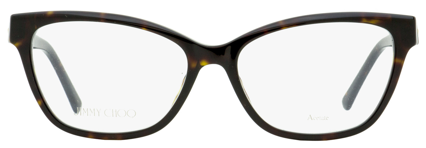 Jimmy Choo Butterfly Eyeglasses JC334 086 Havana 54mm