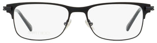 Jimmy Choo Rectangular Eyeglasses JM006 807 Matte/Shiny Black 54mm
