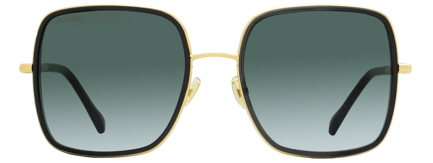 Jimmy Choo Square Jayla Sunglasses 2F79O Gold/Gray 57mm