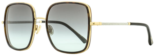 Jimmy Choo Square Sunglasses Jayla/S 06JIB Gold/Havana 57mm