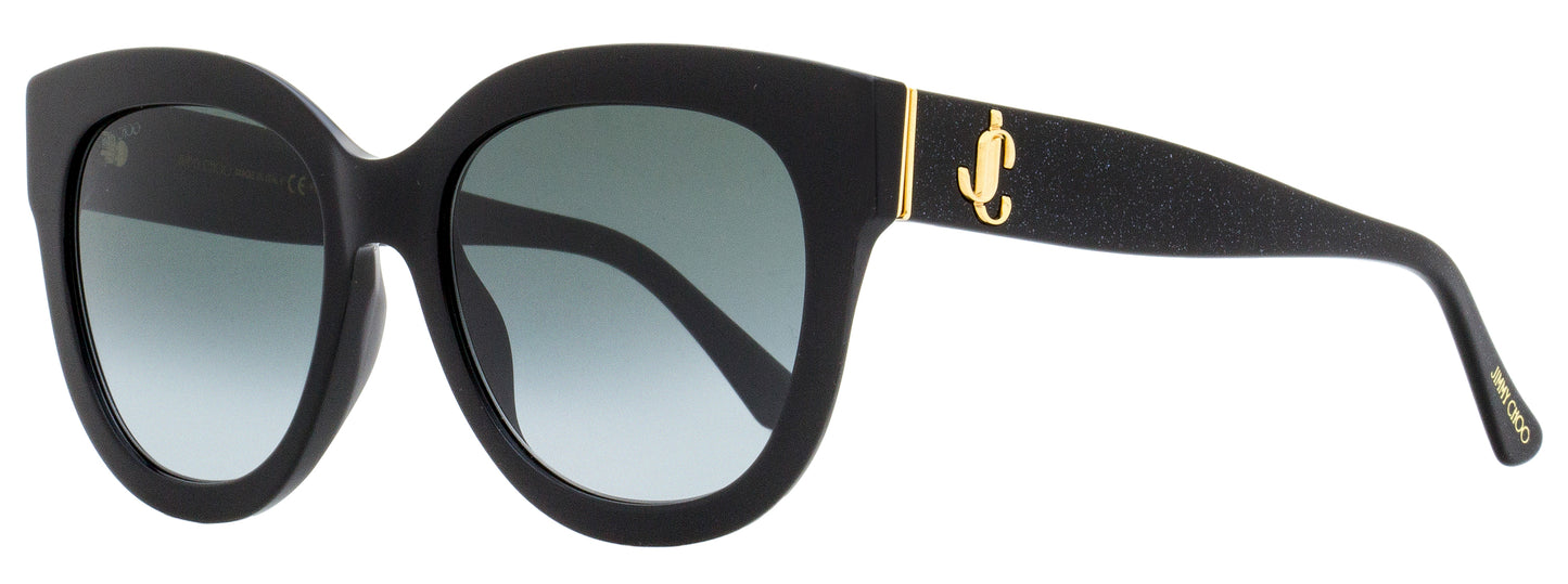 Jimmy Choo Oval Jill /G Sunglasses NS89O Black Glitter 54mm