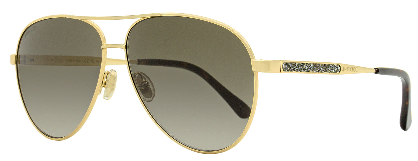 Jimmy Choo Pilot Sunglasses Jimena 06JHA Gold/Havana 60mm