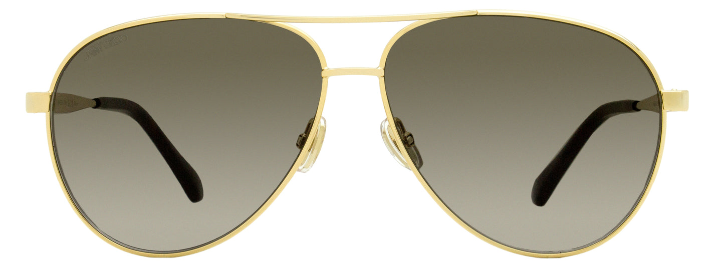 Jimmy Choo Pilot Sunglasses Jimena 06JHA Gold/Havana 60mm