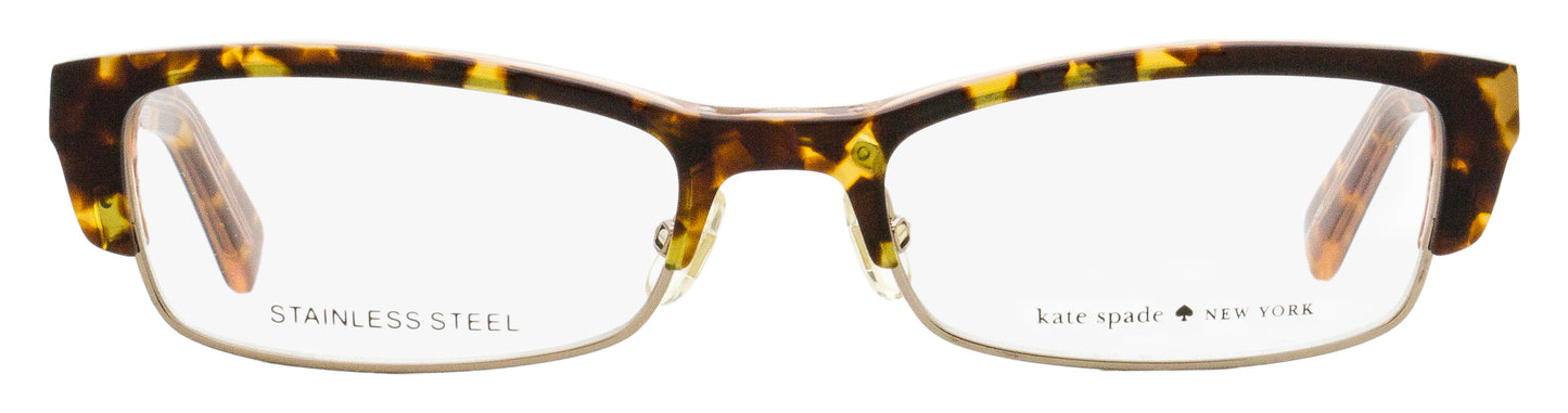 Kate Spade Rectangular Eyeglasses Joetta FK2 Tortoise/Gold 52mm