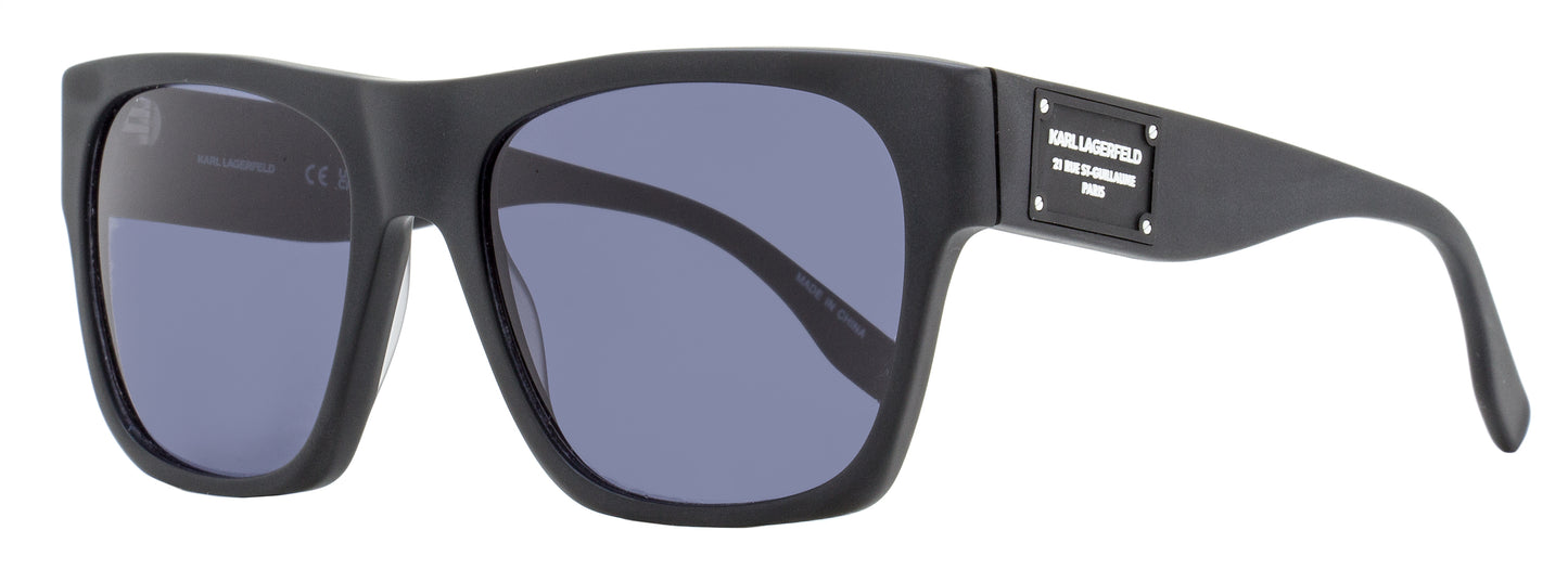 Karl Lagerfeld Square Sunglasses KL6074S 002 Matte Black 55mm