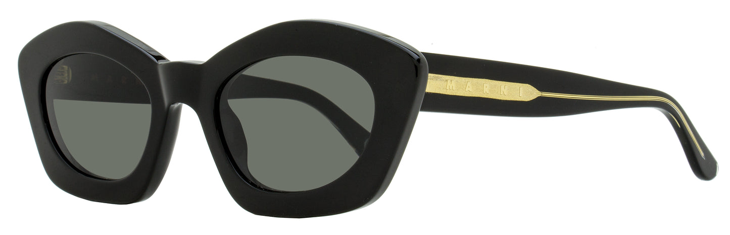 Marni Cat Eye Sunglasses Kea Island EWS Black 53mm