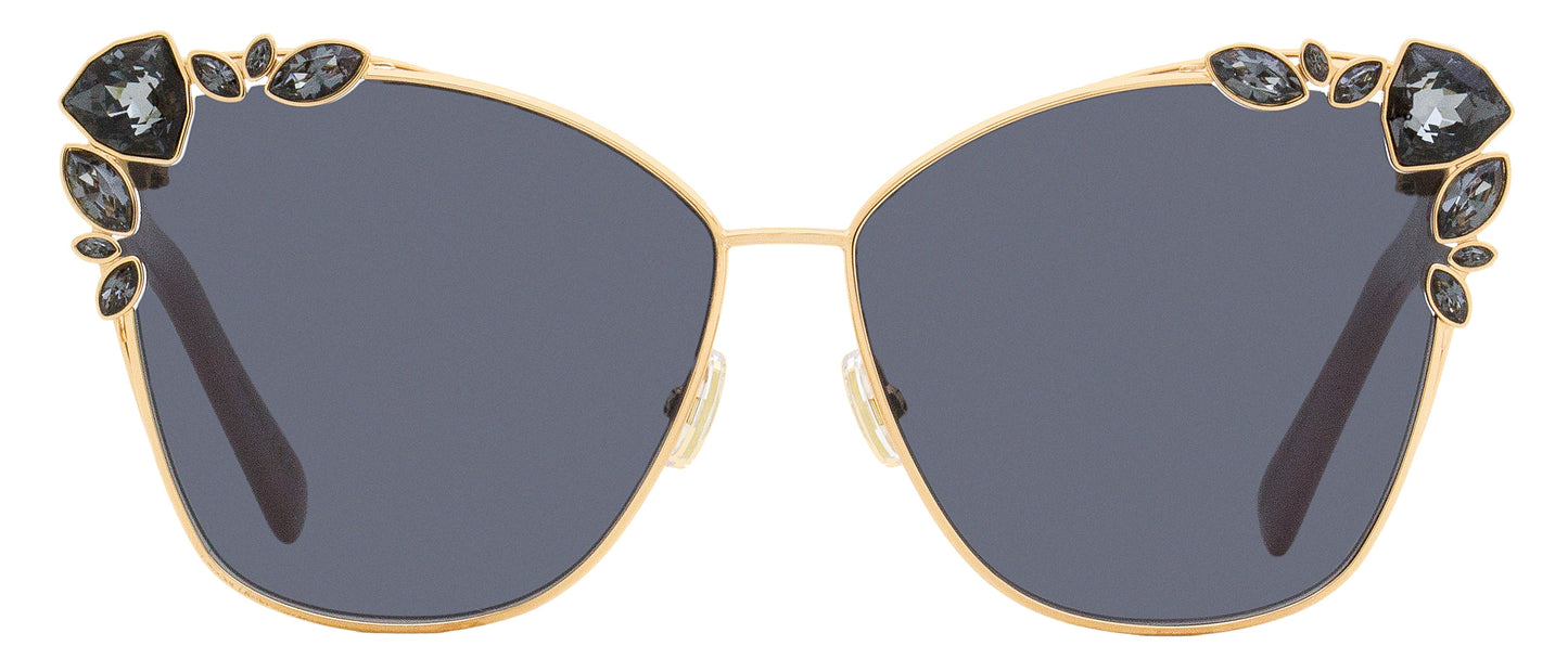 Jimmy Choo 25th Anniversary Kyla Sunglasses DDBIR Gold-Copper 61mm