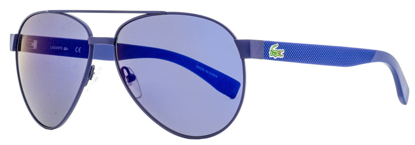 Lacoste Pilot Sunglasses L185S 424 Matte Navy 60mm 185