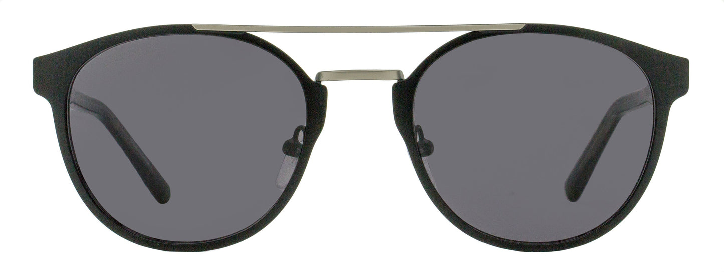 Lacoste Oval Double Bridge Sunglasses L263S 002 Black 53mm