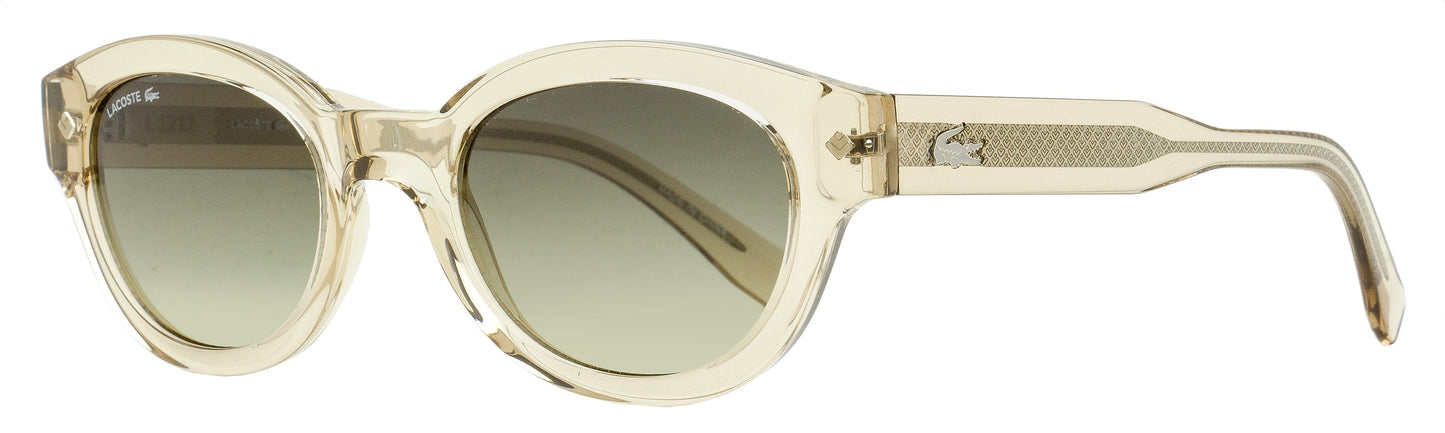 Lacoste L.12.12 Trim Oval Sunglasses L6024S 264 Beige 52mm