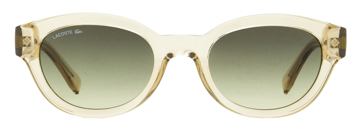 Lacoste L.12.12 Trim Oval Sunglasses L6024S 264 Beige 52mm
