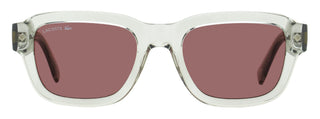 Lacoste L.12.12 Trim Rectangular Sunglasses L6048S 038 Clear Gray 51mm
