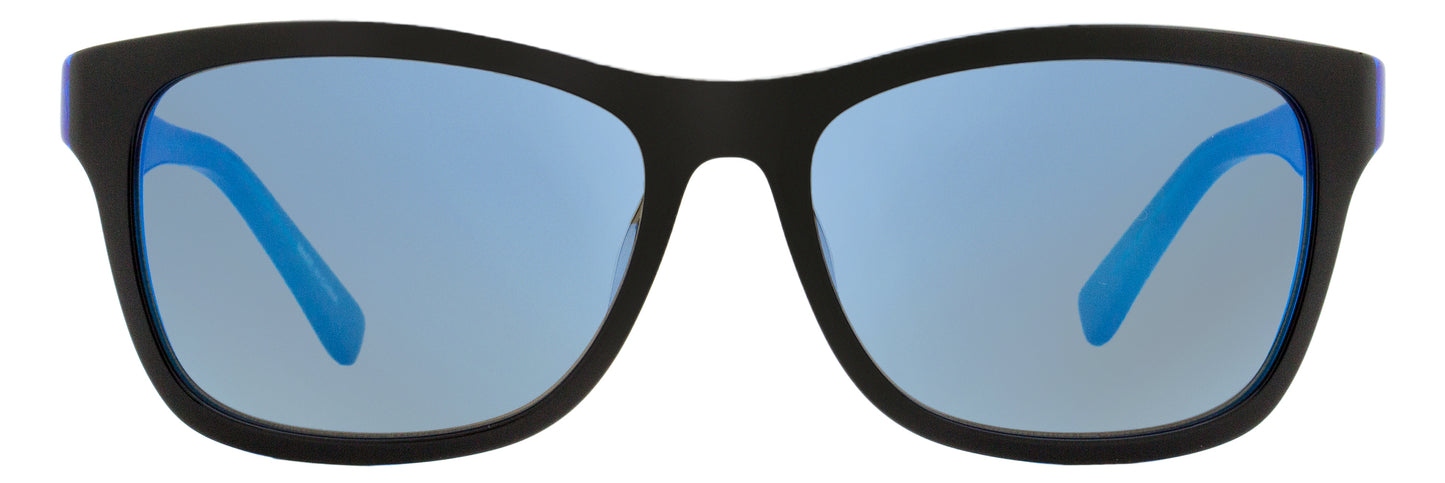 Lacoste Rectangular Sunglasses L683S 002 Black/Blue 55mm