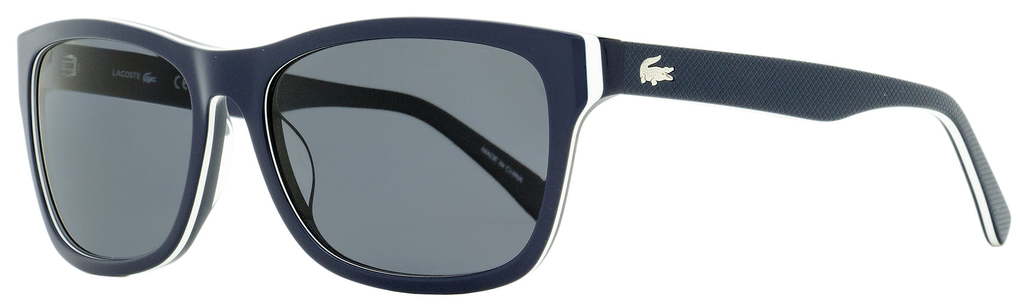 Lacoste Rectangular Sunglasses L683SP 414 Navy Blue 55mm