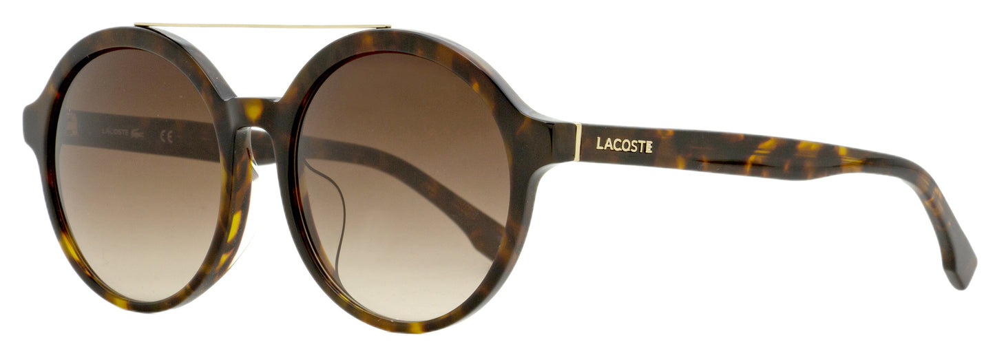 Lacoste Round Sunglasses L837SA 215 Havana/Gold 53mm 837