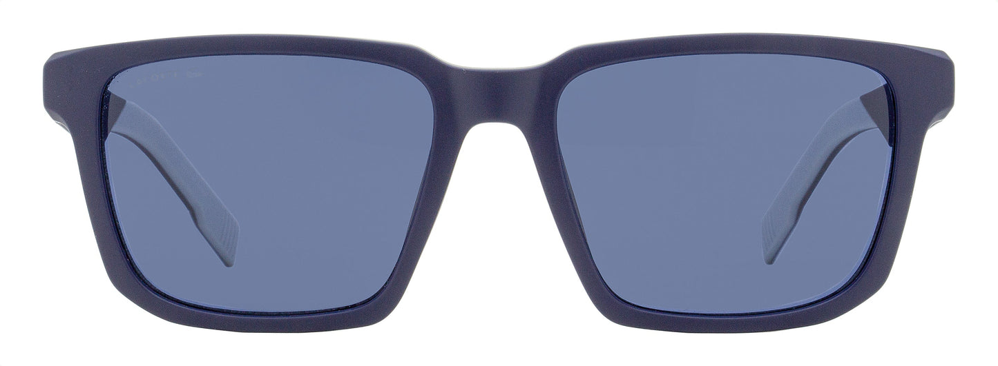 Lacoste Rubber Effect Rectangular Sunglasses L999S 401 Matte Blue 55mm