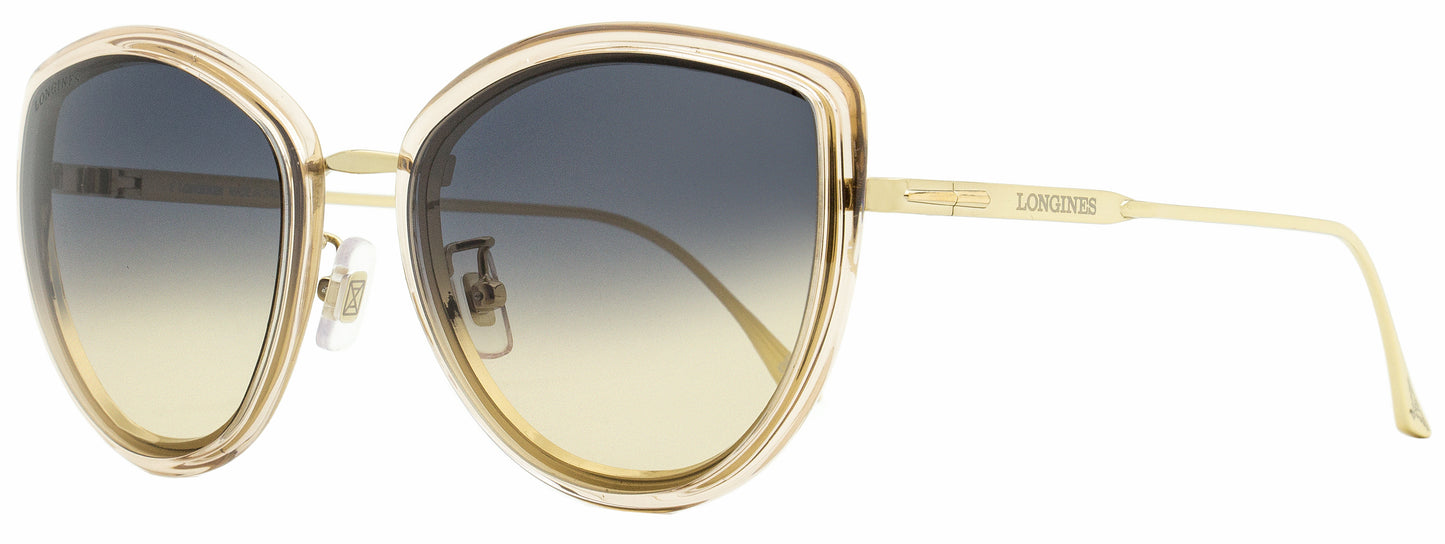 Longines Butterfly Sunglasses LG0010H 72W Champagne/Gold 56mm