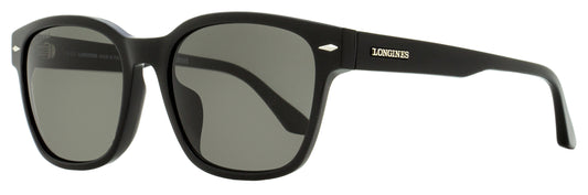 Longines Rectangular Sunglasses LG0015H 01A Black 56mm