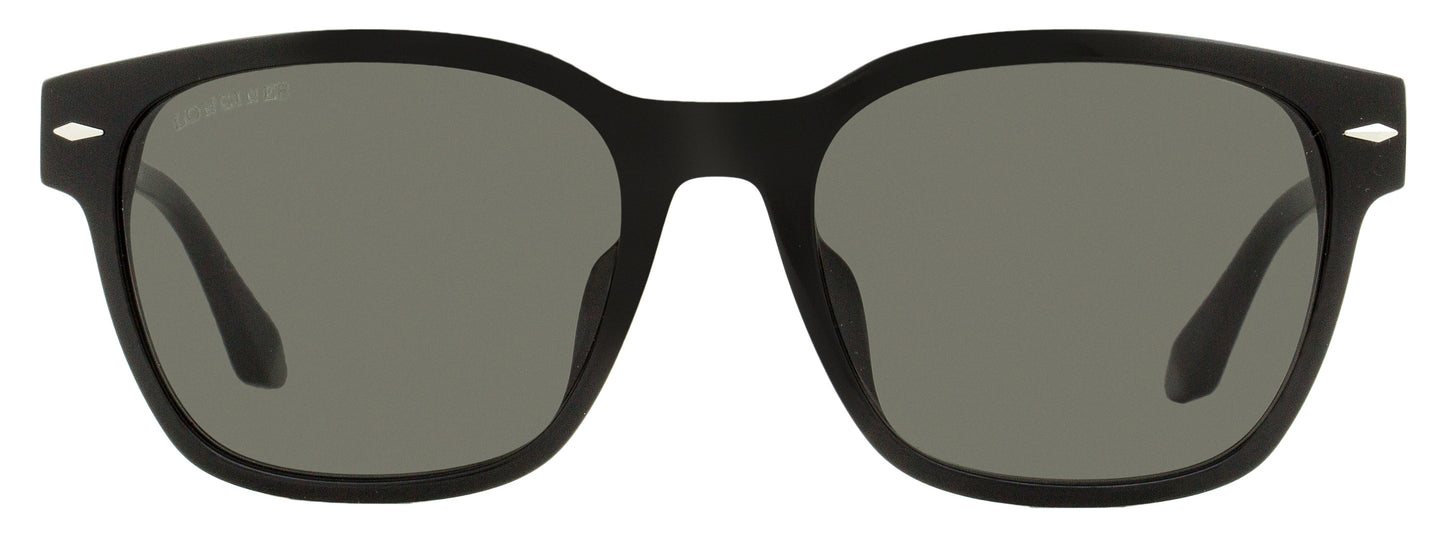 Longines Rectangular Sunglasses LG0015H 01A Black 56mm