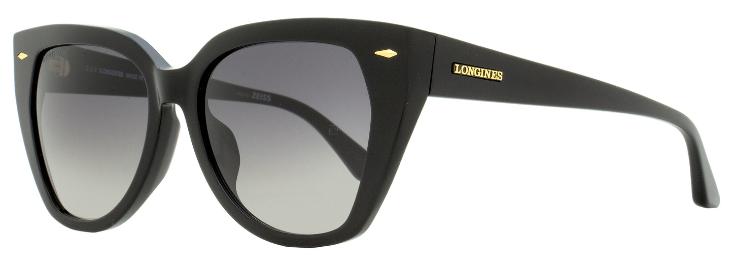 Longines Butterfly Sunglasses LG0016H 01B Black 55mm