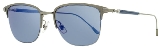 Longines Rectangular Sunglasses LG0022 09C Matte Gunmetal/Blue 53mm