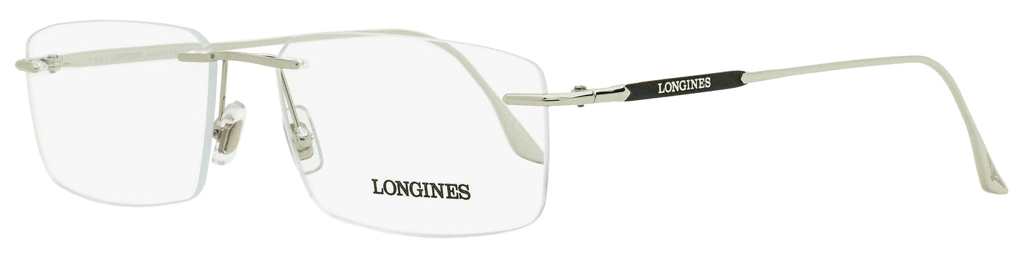 Longines Rimless Eyeglasses LG5001H 016 Palladium 56mm