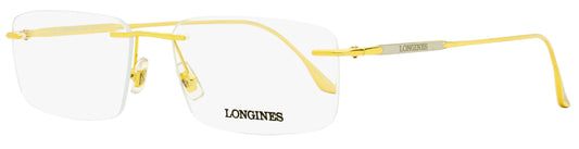 Longines Rimless Eyeglasses LG5001H 030 Gold 56mm