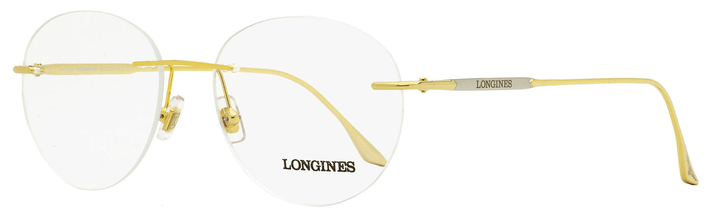 Longines Rimless Eyeglasses LG5002-H 030 Palladium 53mm 5002