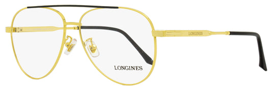 Longines LG5003-H Pilot Eyeglasses 030 Deep Gold/Black 56mm