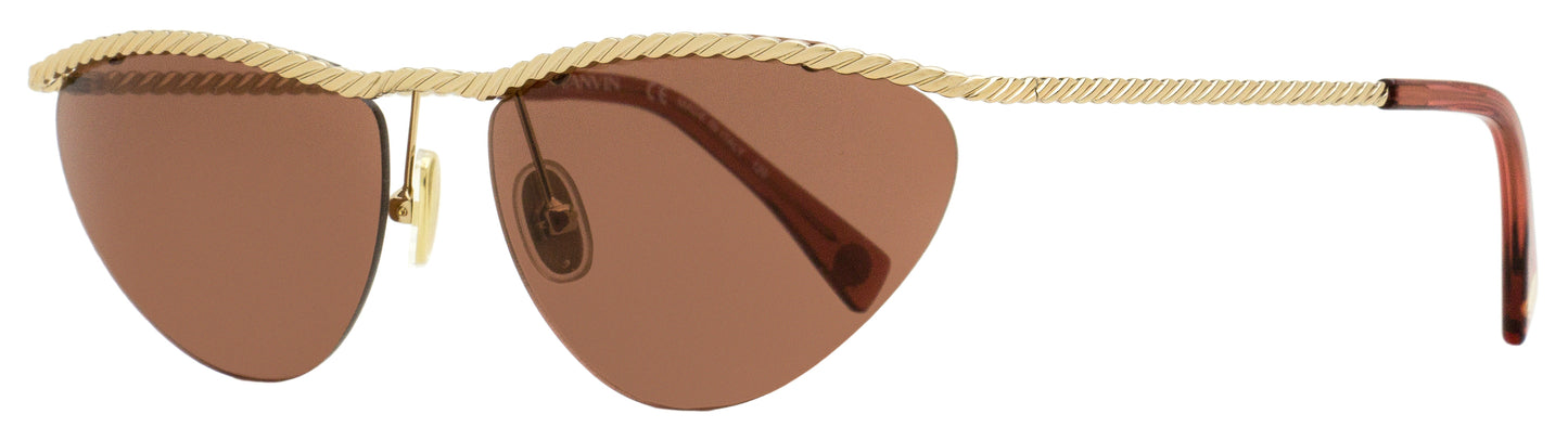 Lanvin Cat Eye Sunglasses LNV102S 713 Gold/Wine 60mm