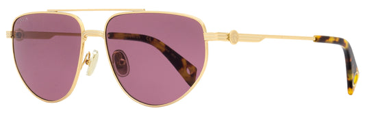 Lanvin Modified Avaitor Sunglasses LNV105S 718 Gold/Tortoise 58mm